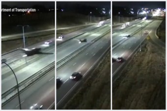 Repülőgéppel ütközött a figyelmetlen autós