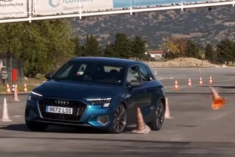 Gyengén muzsikált az Audi A3 a jávorszarvasteszten