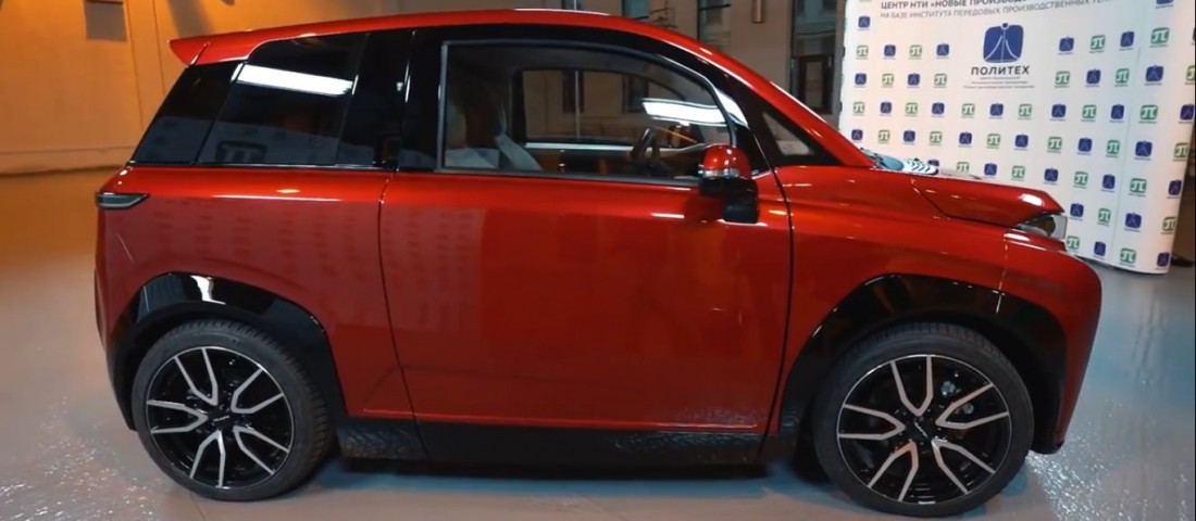 Jópofa városi villanyautó Oroszországból