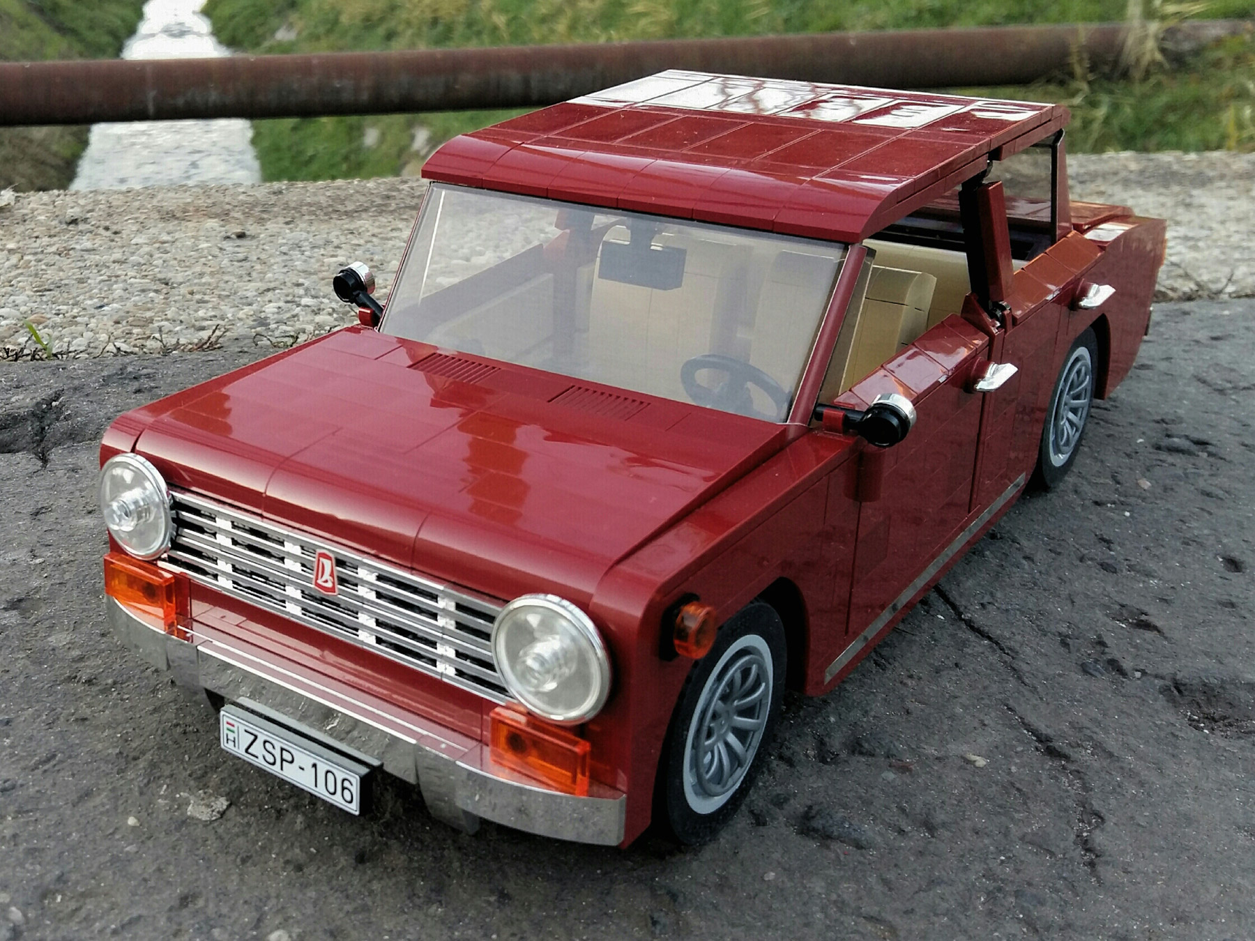 Szenzációs a magyar Lada 1200S Legóból 4