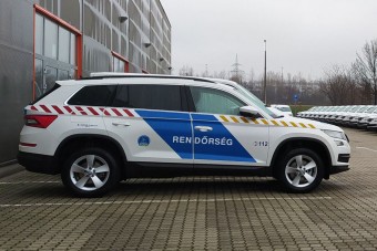 Tizenmilliós új rendőrautók állnak forgalomba jövőre