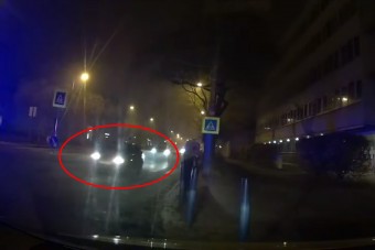 Autós üldözést vettek videóra a fővárosban Szenteste
