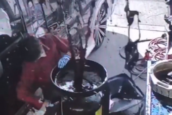 Ennek a szerelőnek pokoli volt az utolsó munkanap