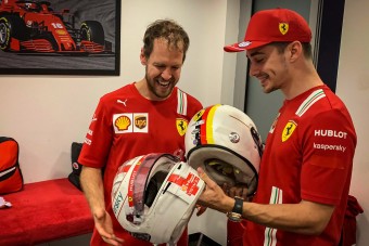 F1: Vettel gyönyörű üzenettel búcsúzott Leclerc-től