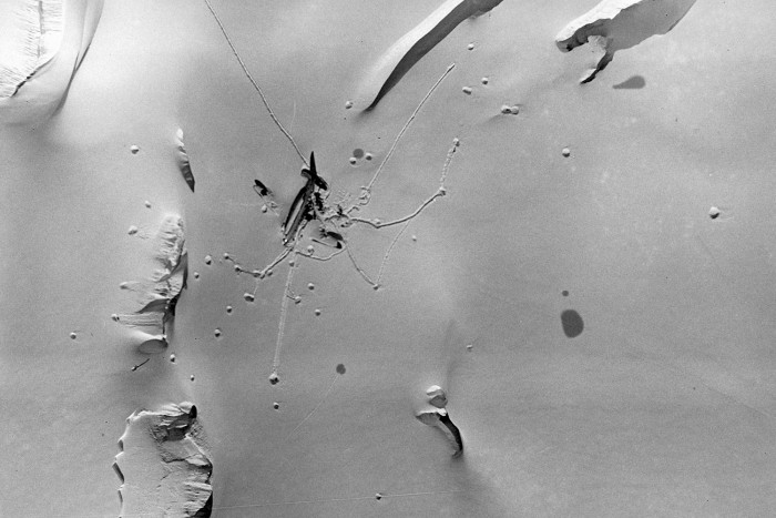 Kiolvadhat a jégből egy 70 éve lezuhant repülő