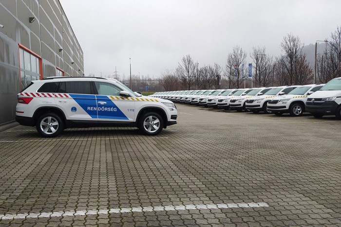 Kilencmilliós új Skodákat kapnak a rendőrök 1