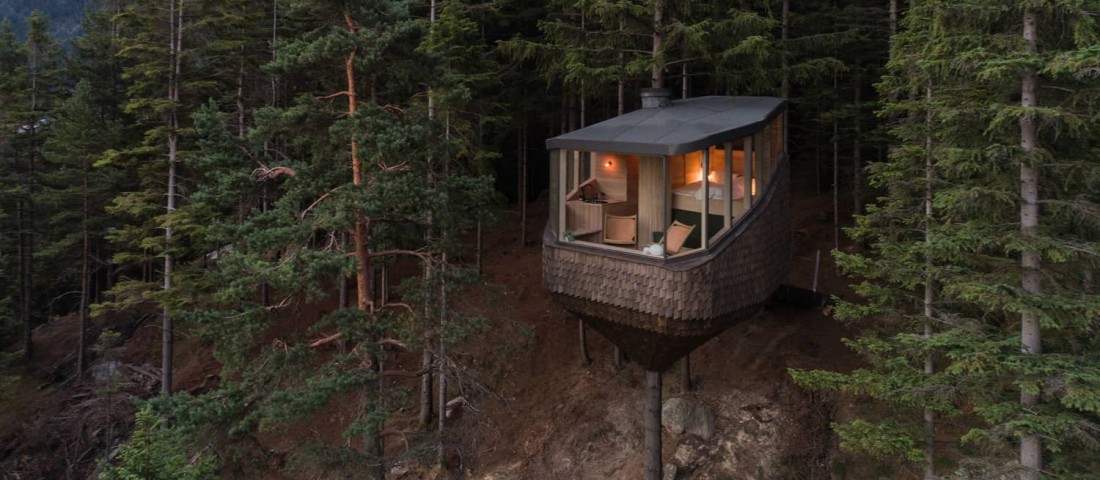 Bármikor elutaznánk ebbe a faölelő kunyhóba