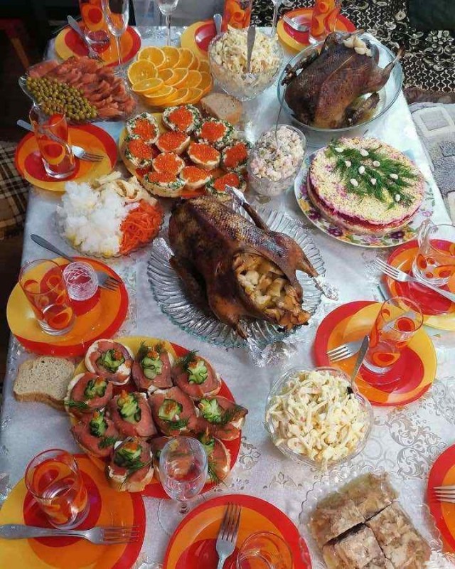 Így néz ki az orosz ünnepi asztal újévkor 5