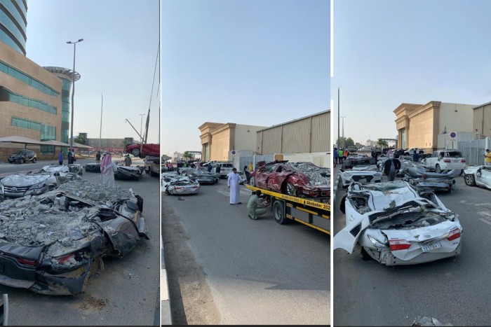 Ez történt az autókkal, amelyekre ráomlott egy parkológarázs 2