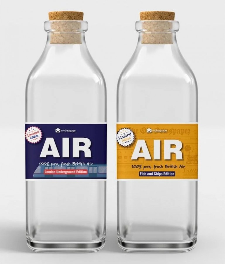 Palackba zárva árulják a londoni metró szagát 1