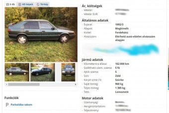 Ennek a használt Alfának már véres a torka, az eladó viszont végtelenül korrekt