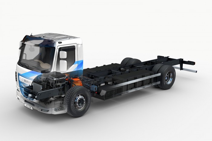 Teljesen elektromos áruterítőt mutatott be a DAF 1