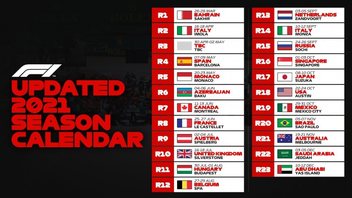 F1: Elhalasztják a szezonnyitót, ismét visszatér Imola 2 F1: Elhalasztják a szezonnyitót, ismét visszatér Imola 2