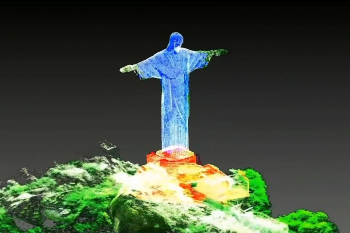 Látványos felvételek készültek a legismertebb brazil szoborról 1
