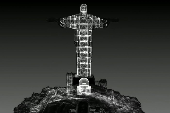 Látványos felvételek készültek a legismertebb brazil szoborról 2