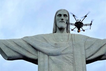 Látványos felvételek készültek a legismertebb brazil szoborról