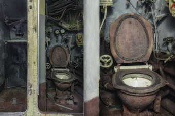 Így néz ki belül egy elhagyott orosz tengeralattjáró