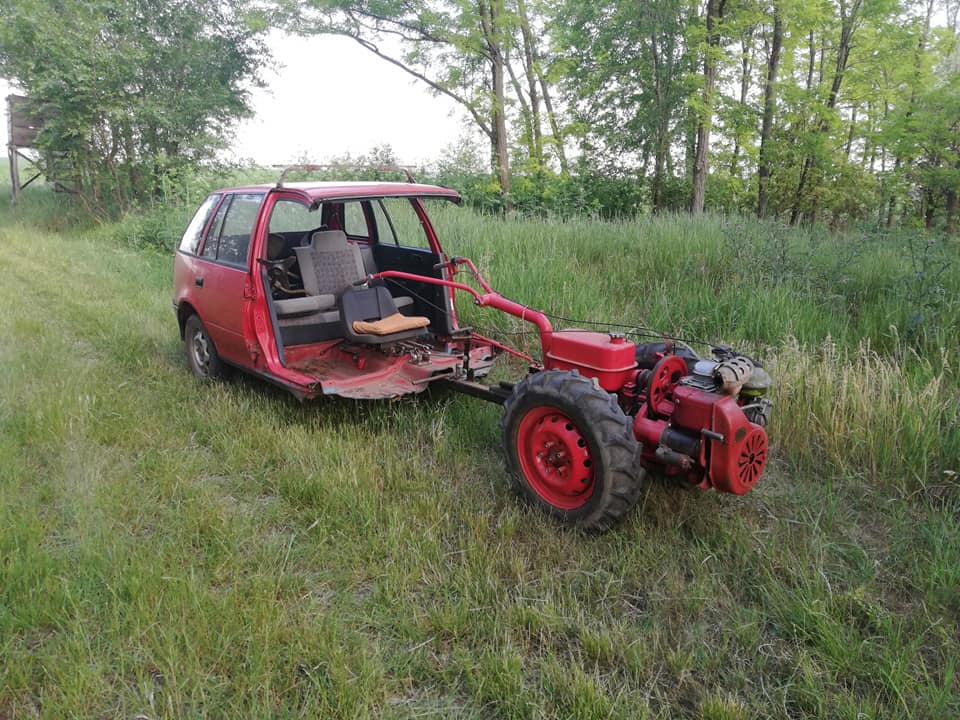 Ennél a Suzukiból született csodánál nincs menőbb kerti traktor 3 Ennél a Suzukiból született csodánál nincs menőbb kerti traktor 3