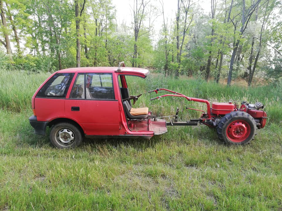 Ennél a Suzukiból született csodánál nincs menőbb kerti traktor 4 Ennél a Suzukiból született csodánál nincs menőbb kerti traktor 4