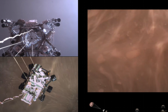 Látványos videót tett közzé a NASA a marsjáró leszállásáról
