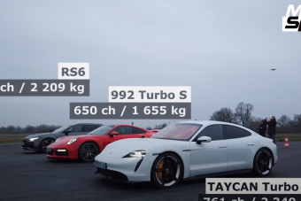 A mindent verő Audi RS6 utolsó lett ezen a gyorsulási versenyen