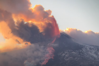 Pokolian látványos az Etna legutóbbi kitörése