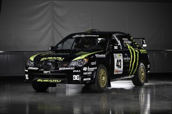 Eladó Ken Block megkímélt állapotú, rekorder Subaru Imprezája