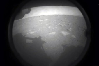 Sikeresen landolt, képet is küldött az új marsjáró