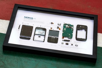 Menő faldísz lehet a régi okostelefonból