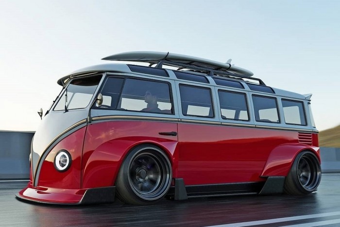 Japán stílusban támadt fel a VW Bulli