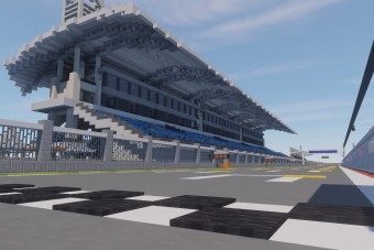 Lenyűgözően részletes versenypályát építettek kockákból