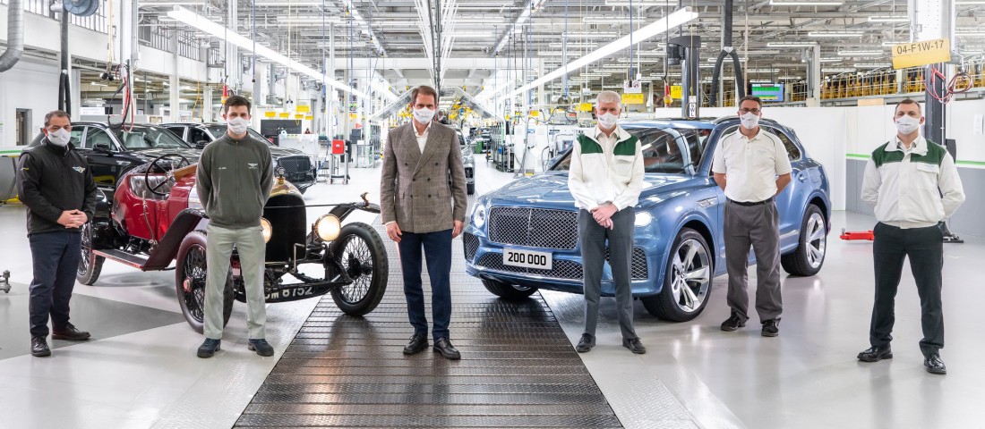 Elkészült a 200 ezredik Bentley