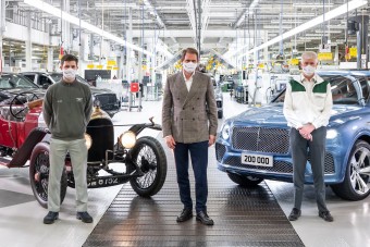Elkészült a 200 ezredik Bentley