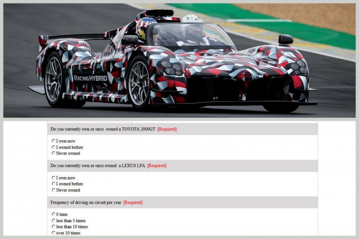 Nem adja el akárkinek új hipersportkocsiját a Toyota