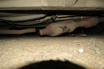 Munka közben zavarták meg a katalizátortolvajokat