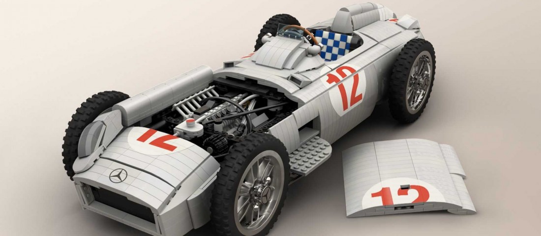 Történelmi F1-es Mercedest építettek LEGO-ból