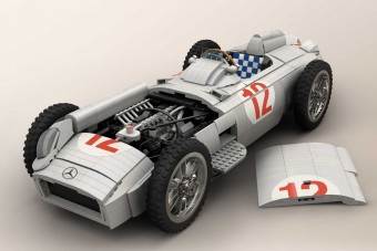 Történelmi F1-es Mercedest építettek LEGO-ból