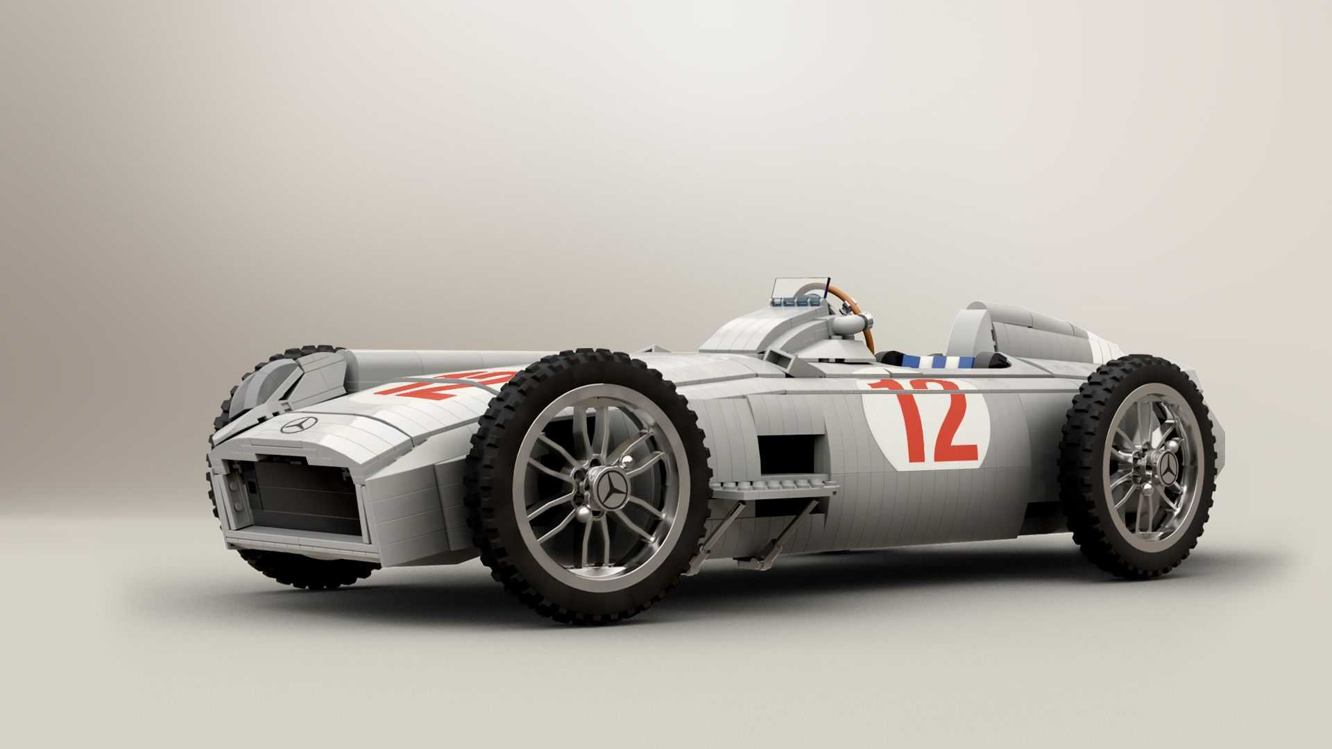Történelmi F1-es Mercedest építettek LEGO-ból 5