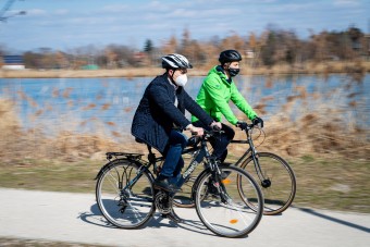 14 milliárdból folytatódik egy kerékpáros fejlesztés Budapesten