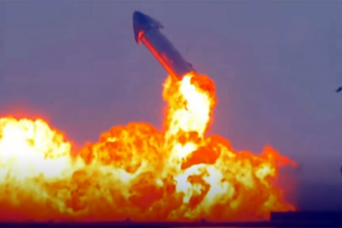 Most a leszállás után robbant fel Musk új rakétája