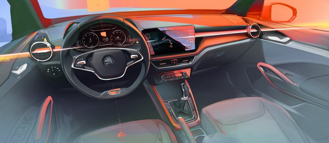 Igényes autónak ígérkezik a vadonatúj Škoda Fabia