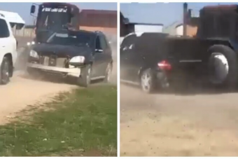 Lövöldözés és roncsderbi egy esküvőn? Ez itt teljesen átlagos!