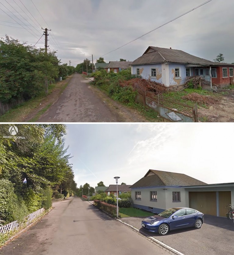 Szellemjárta orosz városokat támaszt fel az ukrán művész, digitálisan 6