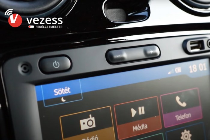 Ezt tudja egy mai Dacia érintőképernyője 1