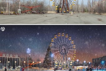 Szellemjárta orosz városokat támaszt fel az ukrán művész, digitálisan