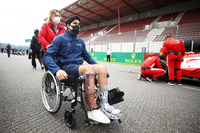 Újra a pályán az F2-es tragédia túlélője