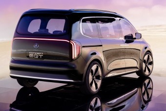 Negyedórányi rövidfilmen a Mercedes EQT tanulmányautó