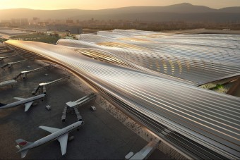 Akár űrhajók otthona is lehetne ez a repülőtér