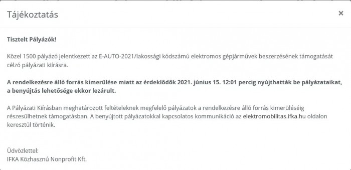 Egy nap alatt elfogyott egymilliárd villanyautóra, új döntést hoztak 1