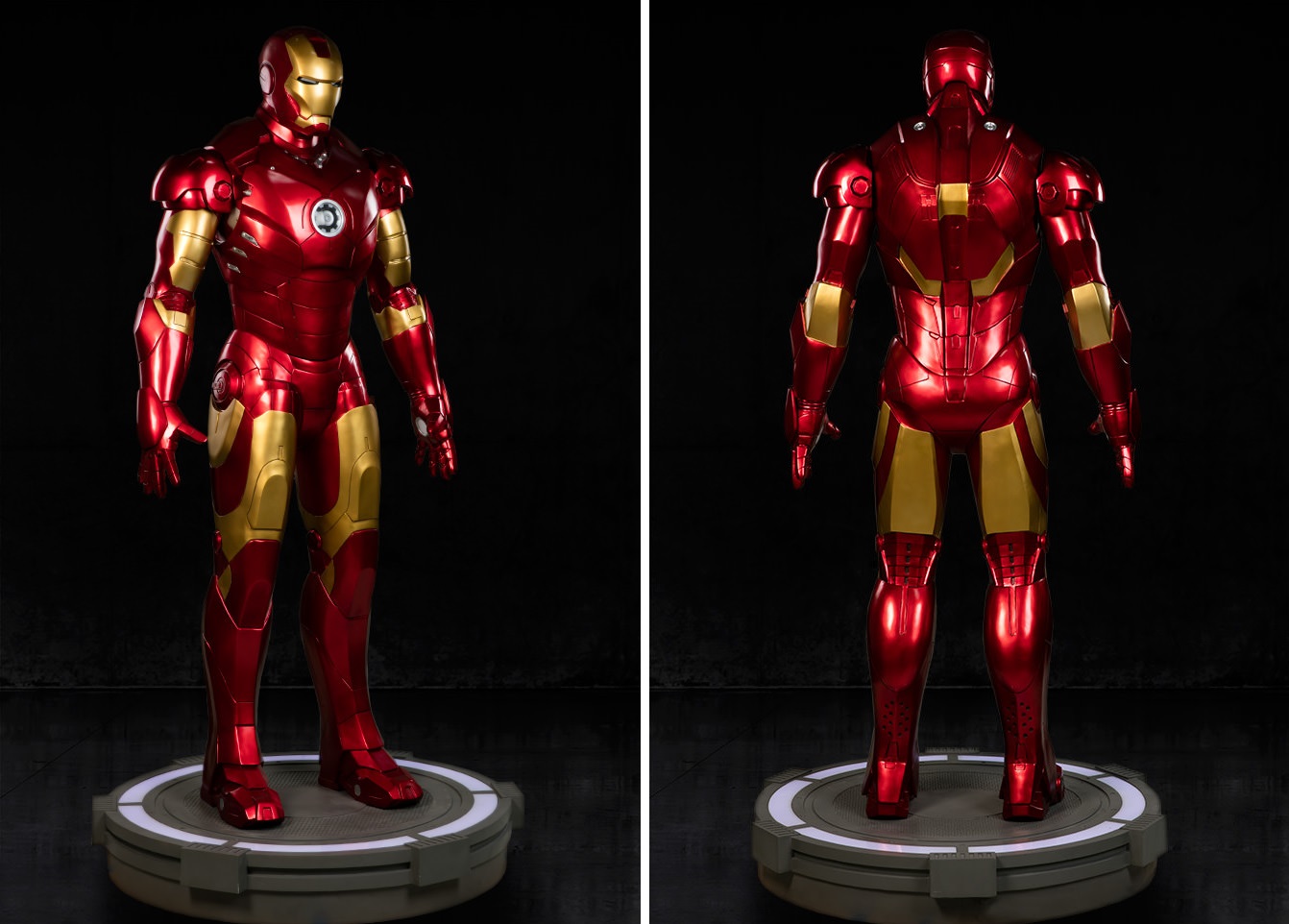 Drága szobadísz az életnagyságú Vasember-figura 1